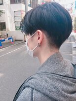 ネオリーブアイム 横浜西口店(Neolive aim)&nbsp;コンマヘアとかりあげがキマるかき上げ七三ツーブロック横浜ヘア