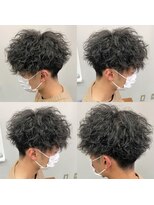 スナッグルサロン(SNUGGLE SALON)&nbsp;ツイストスパイラルパーマ×黒髪マッシュ/ランダムパーマ