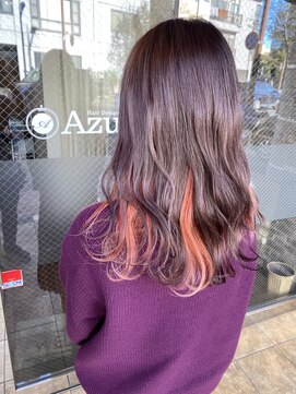 ヘアーデザイン アズール(Hair Design Azur) 【Azur】 ハロウィン×インナカラー