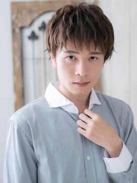 メンズヘア ビーセカンド 草加店(MENS HAIR B-2) 透明感メルトカラー！モテ系ショートマッシュO