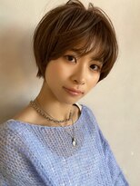 ノラ ギンザ(NORA GINZA) 【久場】シースルーバング×小顔ショート20代30代40代