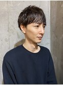 マッシュショート×メンズ