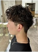 刈り上げスパイラルリバースショート
