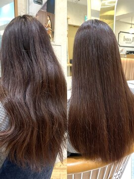ロンドプランタン 恵比寿(Lond Printemps) 乾かしただけでまとまるのは縮毛矯正◎ロングレイヤーもまとまる