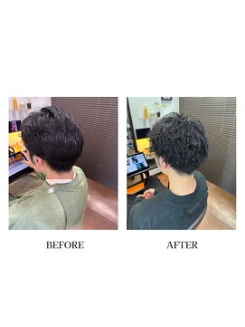 ヘアーメイク クーラ 行橋店(Hair make CURA) 似合わせカット小顔マッシュツイストパーマビジカジ