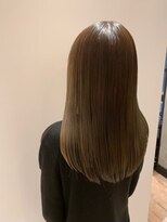 ケアリー 調布(Carelly)&nbsp;大人かわいい前髪セシルカットココアブラウンフリンジウェーブ