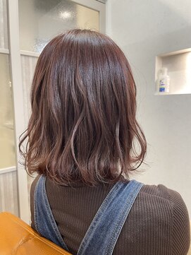 エクラート ギンザ 銀座店(ECLART GINZA) ピンクベージュ×ボブ