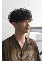 スレイ 西宮(SLAY)&nbsp;波巻きハイライトアップバングツーブロックマッシュ