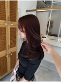 ブリーチなしでできる◎レッドカラー
