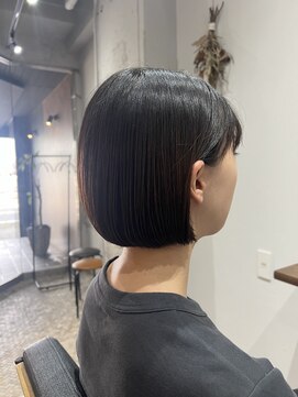 フェリスヘア(feliz hair) 顎ライン内巻きショートボブ