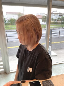 エイト 沖縄豊崎店(EIGHT toyosaki) 【EIGHT 豊崎】お客様スタイル_ワンブリーチベージュ