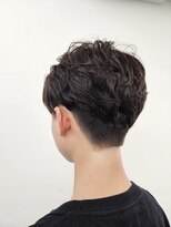 アース 湘南台店(HAIR&MAKE EARTH)&nbsp;スーツ短髪ツーブロック束感モテる黒髪シークレットパーマ流行