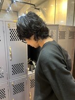 ロダット 横浜(LODAT by little) メンズウルフランダムミックスパーマ【LODAT横浜】