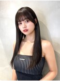 韓国ヘア ワンホンヘア くびれヘア レイヤーカット