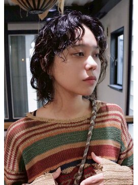 ステップボーンカットオオサカ(STEP BONE CUT OSAKA Via TICK-TOCK) 【ステップボーンカット】ウェーブパーマボブ