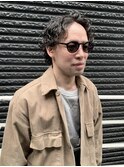メンズミディアム グランジパーマ 大人ニュアンスパーマ