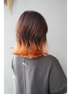 ドッツ(Dots.) Dots.『オレンジグラデーションセミディー』