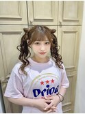 立体リボンツインテール♪