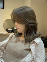 ザックジングウ 表参道(ZACC JINGU)&nbsp;レイヤーカット/ミディアム/オリーブベージュ