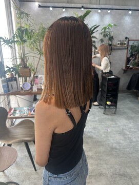 シールドヘアー 沖縄 新都心(C'LD Hair) 切りっぱなしミディアム