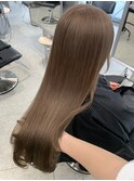 クラゲヘアー/小顔に見せるヘア/ココアベージュ/梅田 