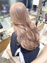 サンクプロジェクト(cinq PROJECT) 原宿韓国顔まわりミルクティーベージュブラウンベージュ