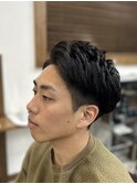 ツーブロック × ショート