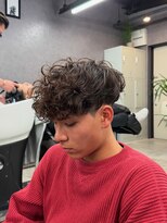 リッチブランドアンドコー(Rich Brand&Co)&nbsp;スペインカールスパイラルパーマツイストパーマフェード短髪