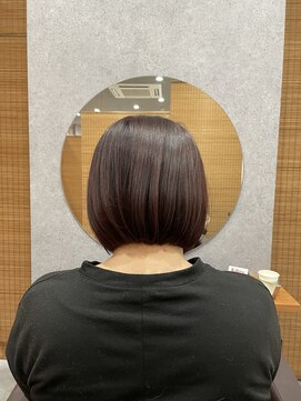 互感 近岡店 前下がりボブ