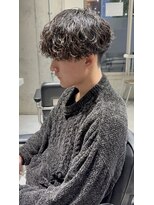 ハイプ(HYPE) フェザーパーマ/センターパート/シャドウパーマ/眉毛