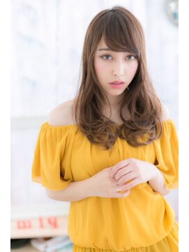 ミック ヘアアンドメイク アップ 駒込店(miq Hair&Make up) 映える！リラクシー＆フリンジウェーブグラマラスロング