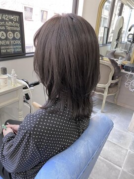 シアン 立川店(Shian) 【ミディアムウルフ×ラベンダーアッシュ】