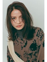 イーストハムアネーロ(EAST HAM anello)&nbsp;男前セミロング/ミディアムレイヤーカット/顔まわりカット