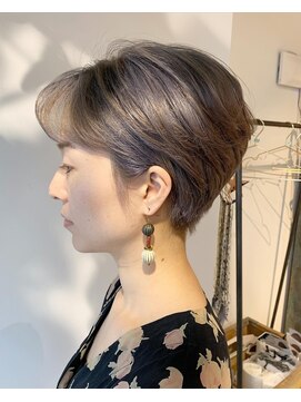 ナルヘアー 越谷(Nalu hair) プラチナバイオレットカラー/グレージュカラー