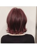 【favori 自由が丘】くすみピンクボブ