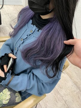 アジールヘア 所沢プロペ通り店(agir hair) インナーラベンダー