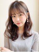 小顔カット・外ハネボブ・くびれヘア・ペールベージュ