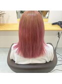 【hair recoa】透明感ハイトーンピンク