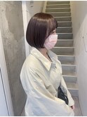ミニボブ／暖色カラー