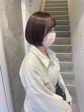 アイリー 名古屋(A/LEE) ミニボブ／暖色カラー