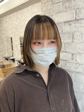 リル 溝の口(LiL) 前髪インナー顔周りカット