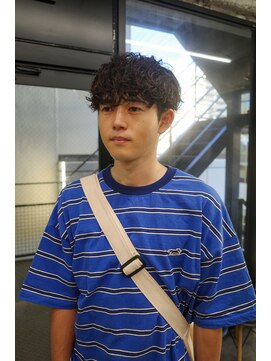 スレイ 西宮(SLAY) スパイラルパーマ×マッシュ