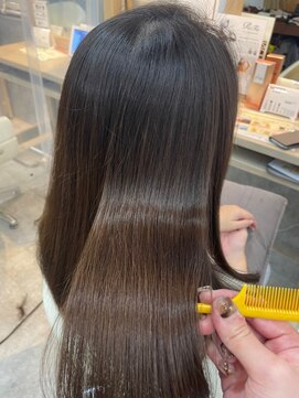 ループス 自由が丘店(Loops) 【髪質改善カラー】ノンダメージカラー/自由が丘/縮毛矯正