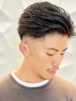 銀座マツナガ 浅草店&nbsp;【人気ツイスパ×フェード】アップバング／髪質改善／ニュアンス