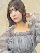 アレンヘアー 郡山開成店(ALLEN hair)&nbsp;ミディアム/おとなボブ/切りっぱなし/郡山/郡山開成