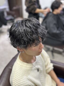 グラッジ 池袋(GLADGE) 韓国風シャドウパーマ メンズパーマ