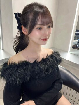 ユーフォリア 池袋東口駅前店(Euphoria) 【Euphoria Rina】小顔見え抜群盛れる前髪、顔周りカット