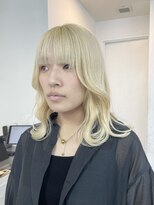 ミーム 原宿 表参道(meme)&nbsp;◎ブロンドハイトーンカラーデザインカラーアンブレラカラー金髪