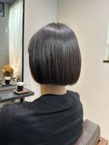 ワ ヘアー(wa-hair)&nbsp;刈り上げショートボブ　ネオメテオストレート　ミニボブ　ツヤ