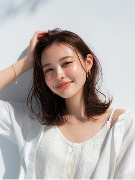 e.m.a プレミアムビューティーサロン 栄駅店(e.m.a PREMIUM BEAUTY SALON) レイヤーカット/イメチェン/外ハネボブ/美髪/ワイドバング/髪型